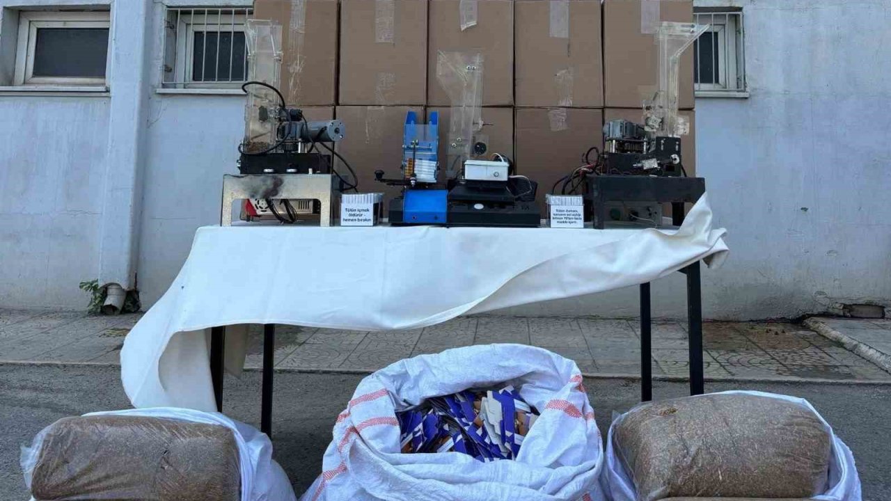 Jandarmadan ‘kaçak sigara’ baskını