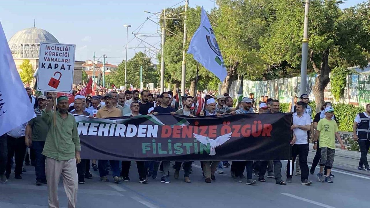 Konya’da "Gazze İçin Küresel Vicdan Yürüyüşü"
