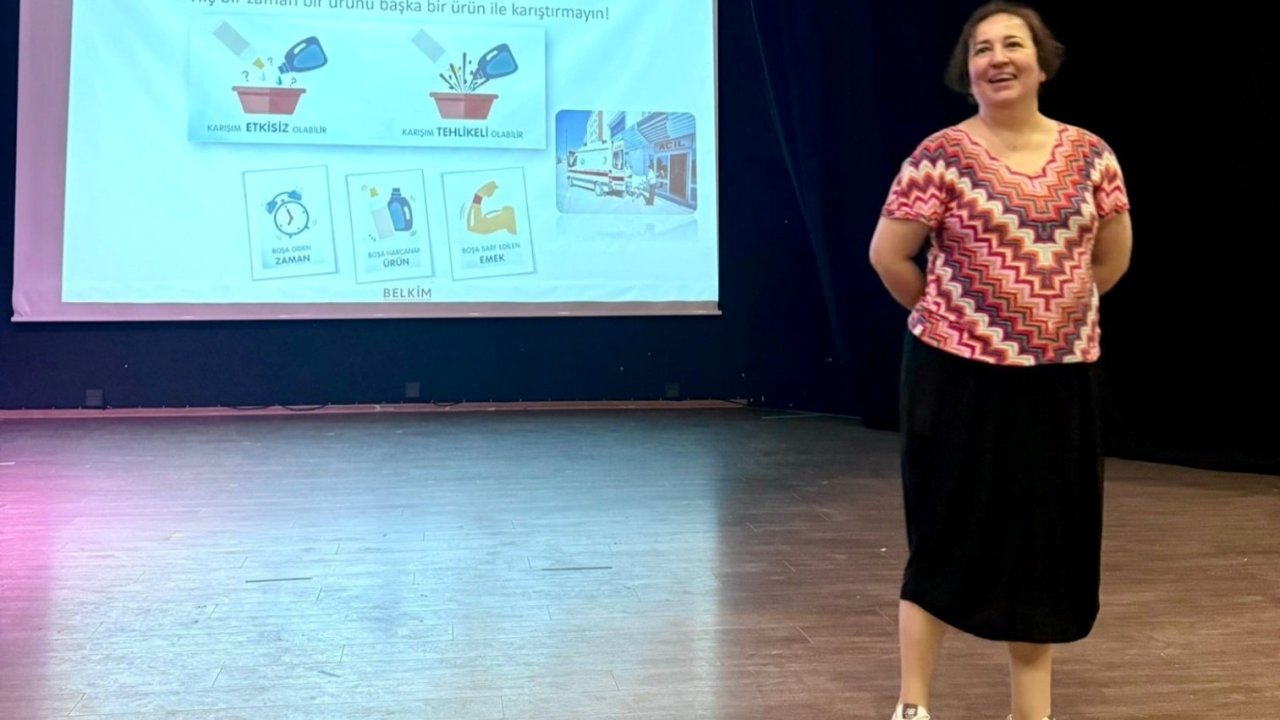 Bodrum Belediye personeline kimyasal kullanım eğitimi