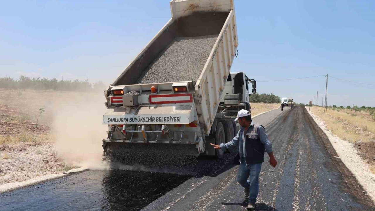 Hilvan kırsalında karayolları standartlarında yol
