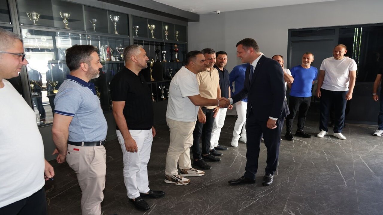 Alanya Kaymakamı’ndan Alanyaspor’a veda ziyareti
