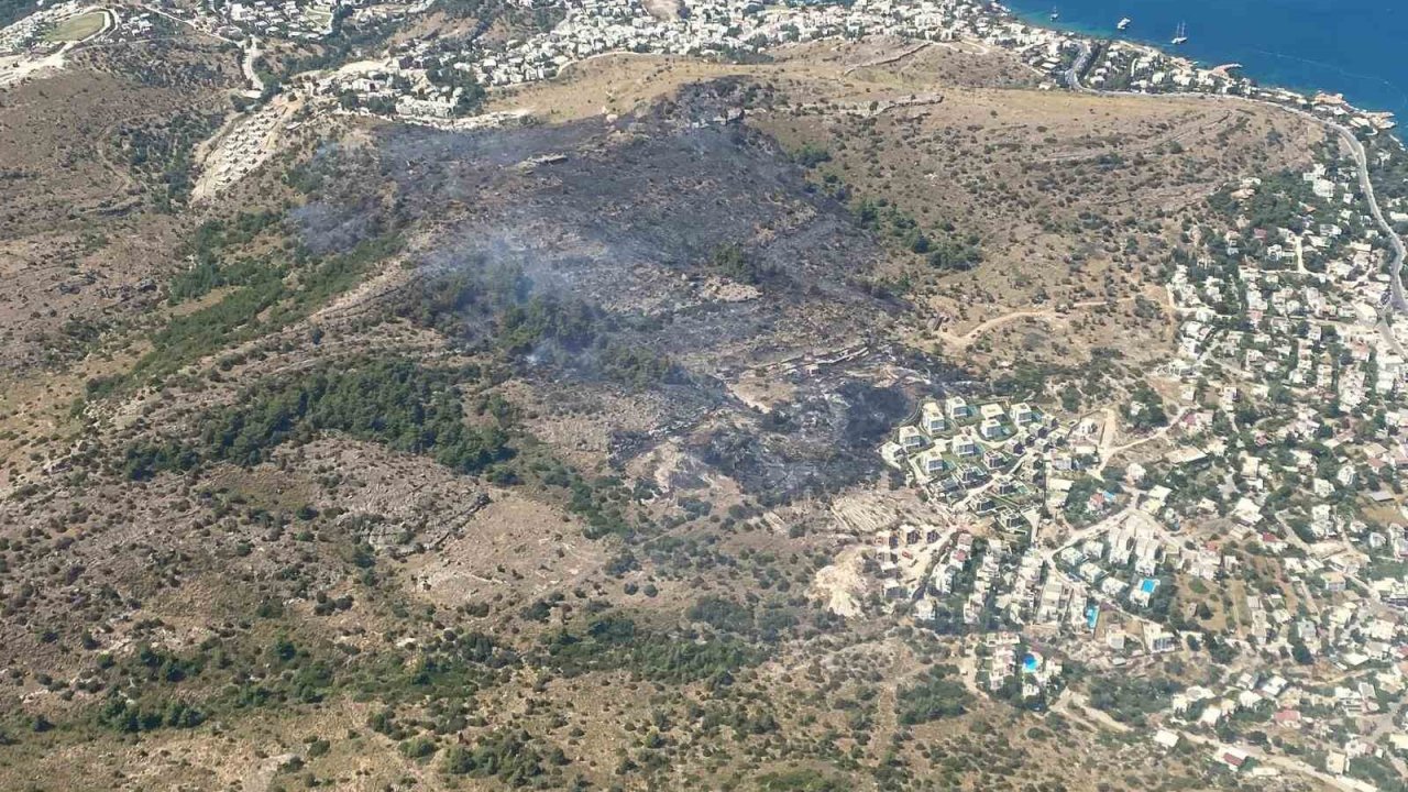 Bodrum Türkbükü yangını kontrol altına alındı