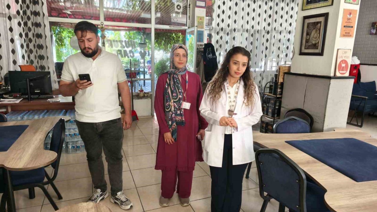 Çemişgezek’te kapalı alanlarda sigara denetimi yapıldı
