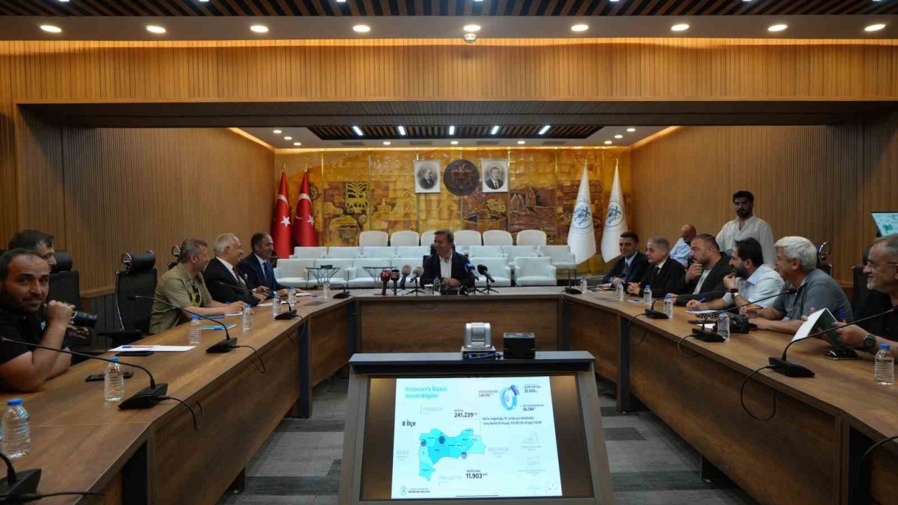 Erzincan’daki projeler basınla paylaşıldı