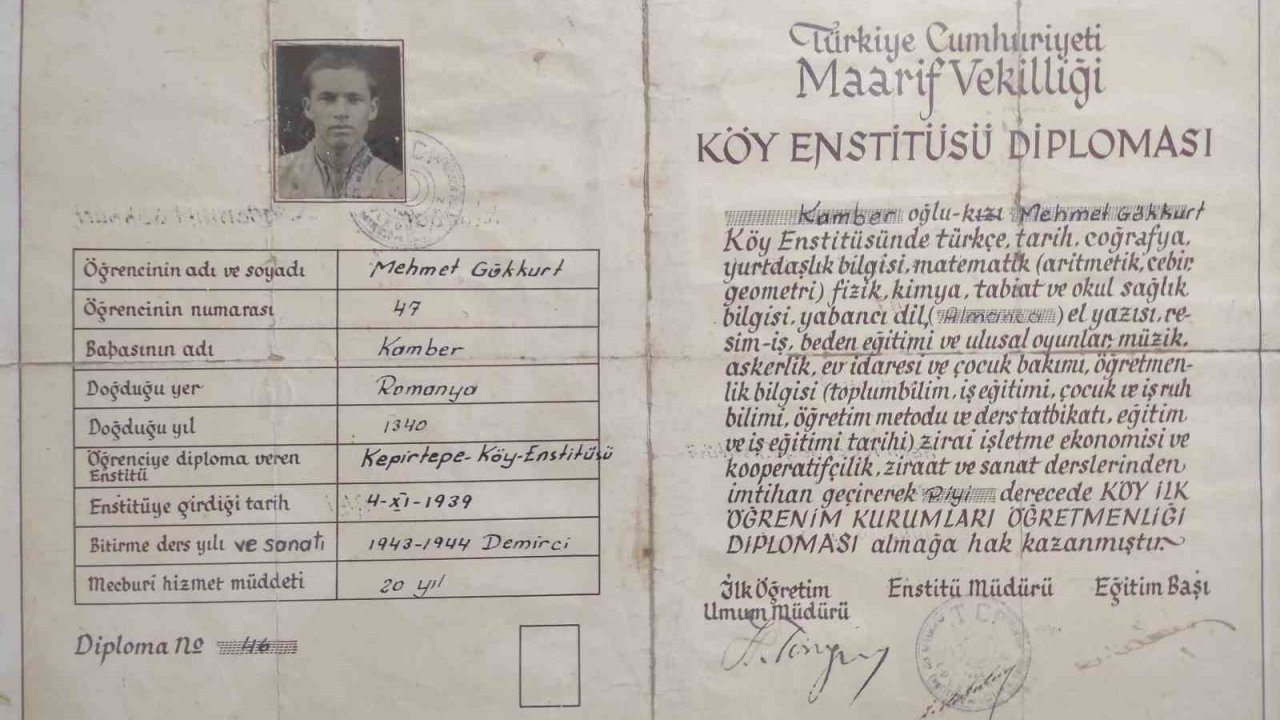 102 yaşındaki Muratlı’nın eğitim çınarına veda