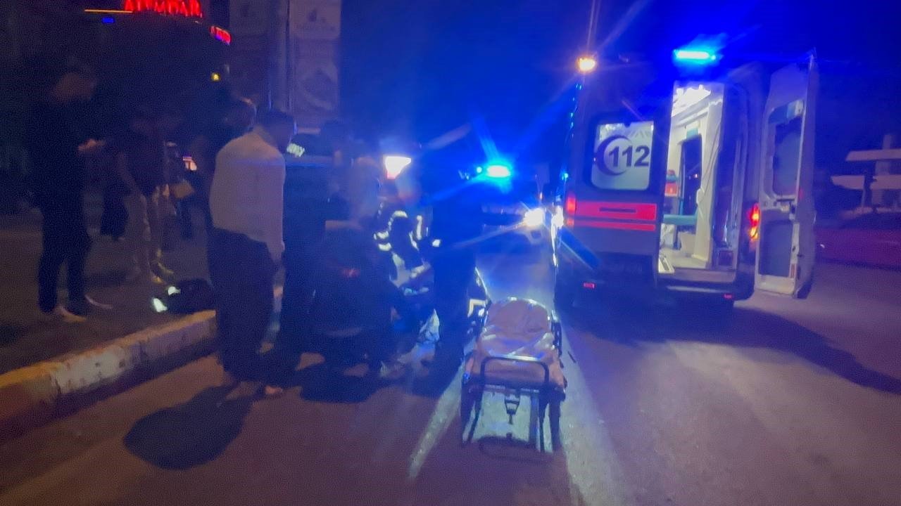 Erzincan’da motosiklet kazasında sürücü yaralandı