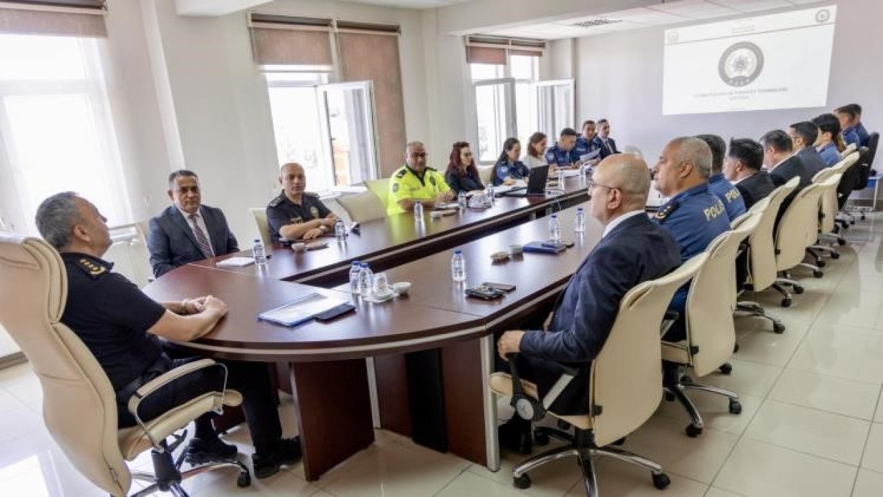 Bilecik’te trafik ve asayiş tedbirleri değerlendirildi