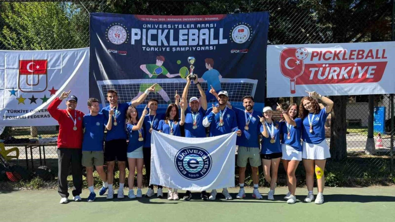 Ege Üniversitesi Pickleball Takımı Türkiye şampiyonu oldu