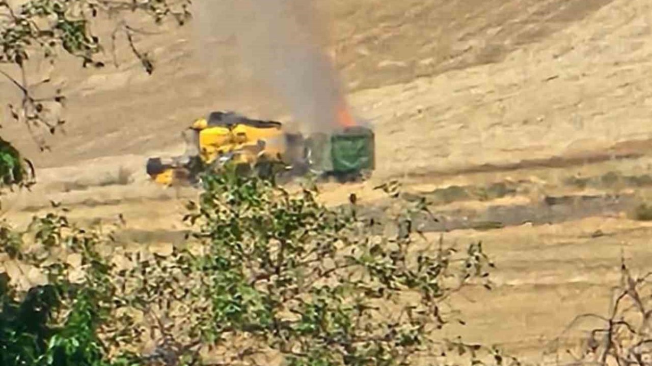 Kurtalan’da ekin yangını