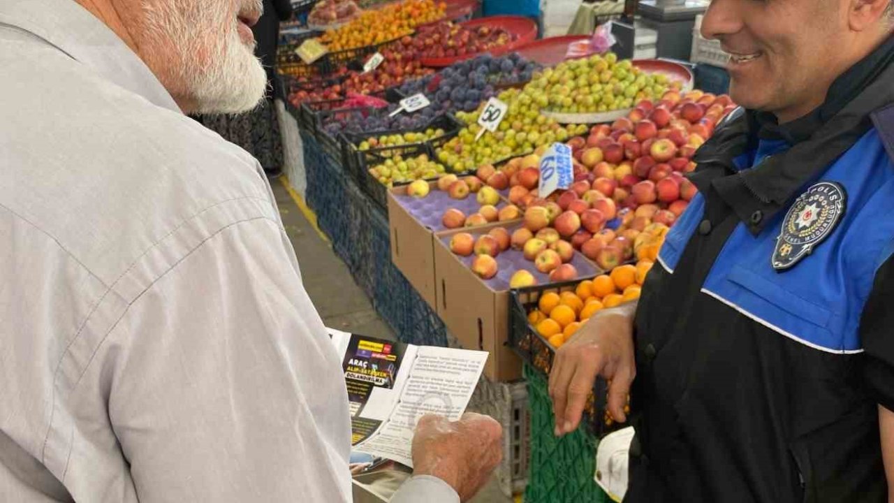 Polisten vatandaşa dolandırıcılık ve hırsızlıklara karşı uyarı