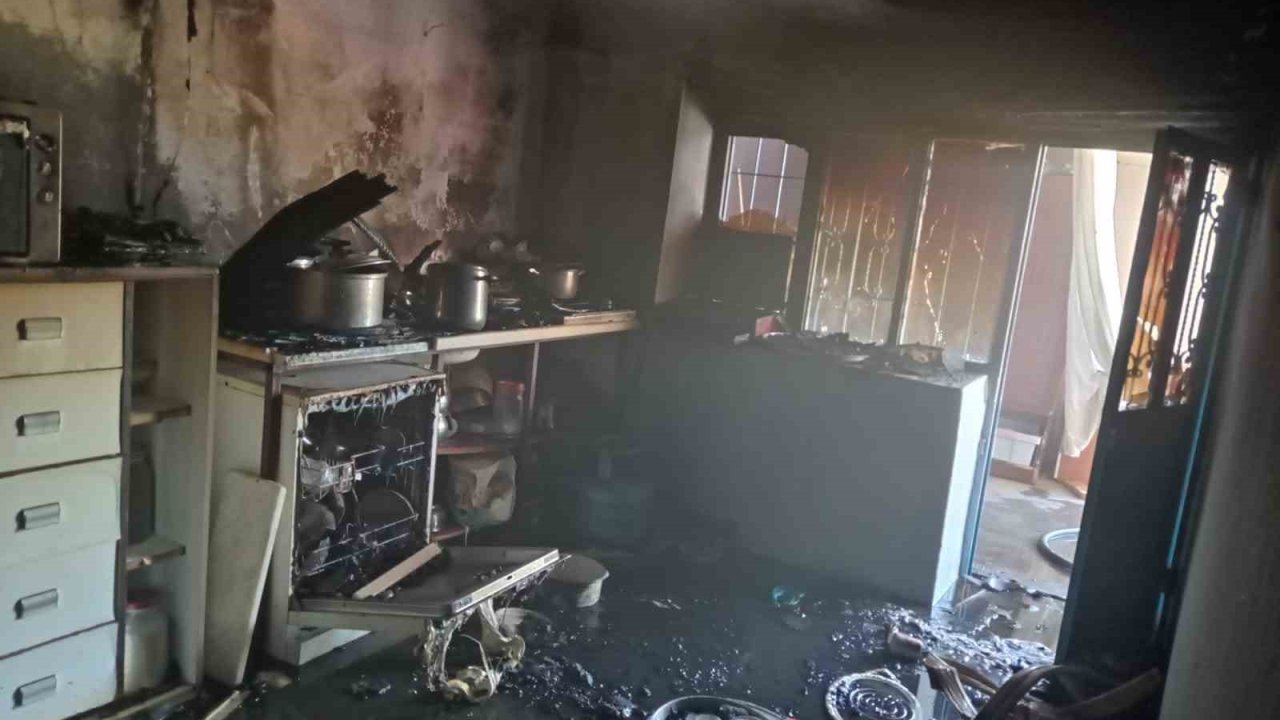 Malatya’da ev yangını