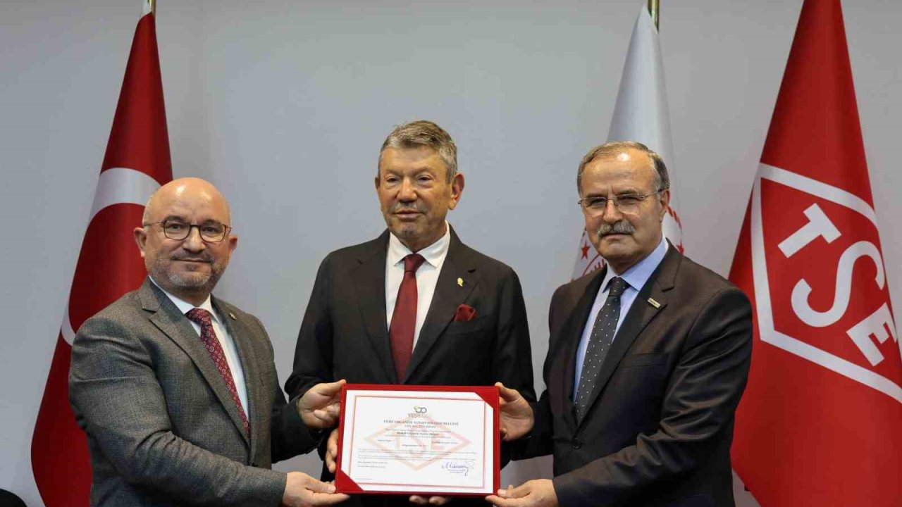 Denizli OSB, TSE’nin Yeşil OSB Sertifikasını almaya hak kazandı