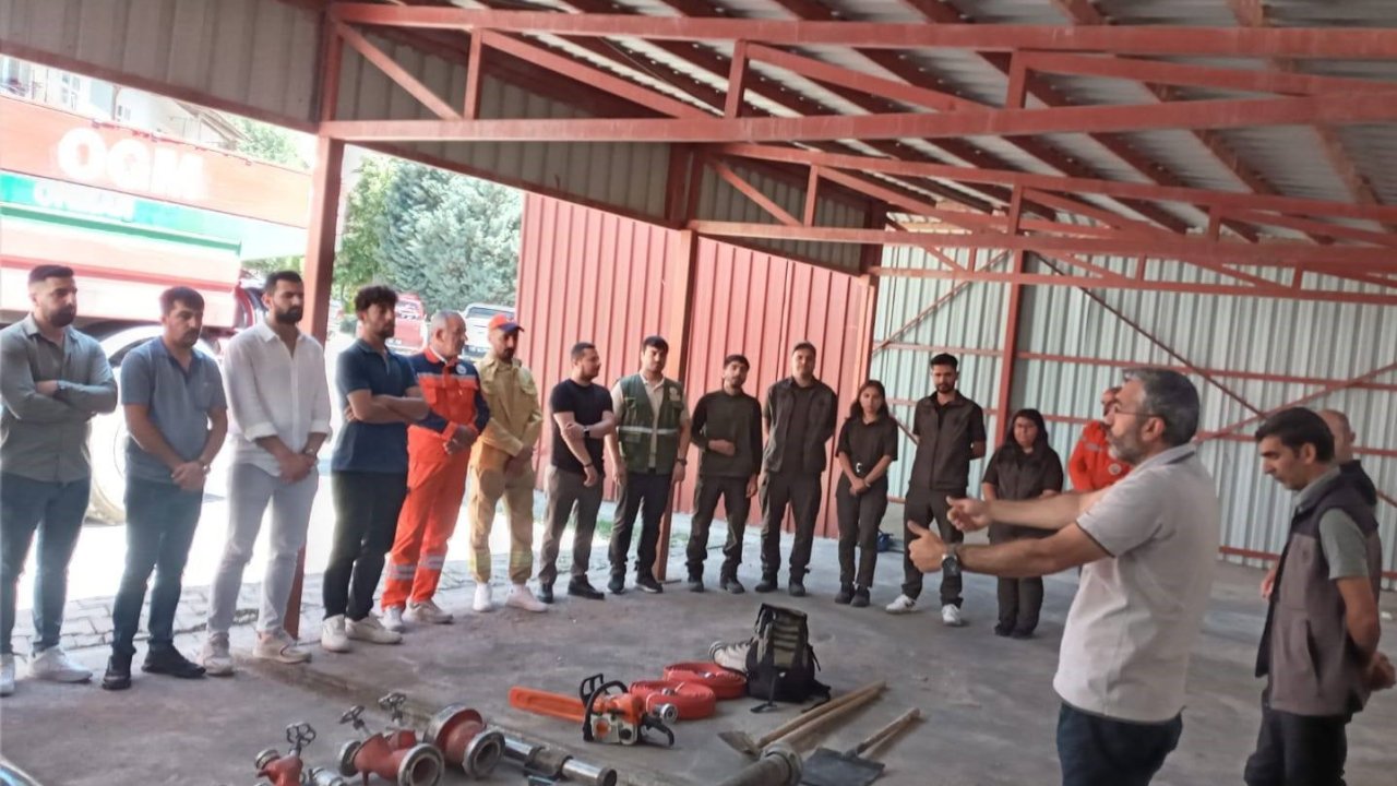 Orman muhafaza ekiplerine eğitim verildi