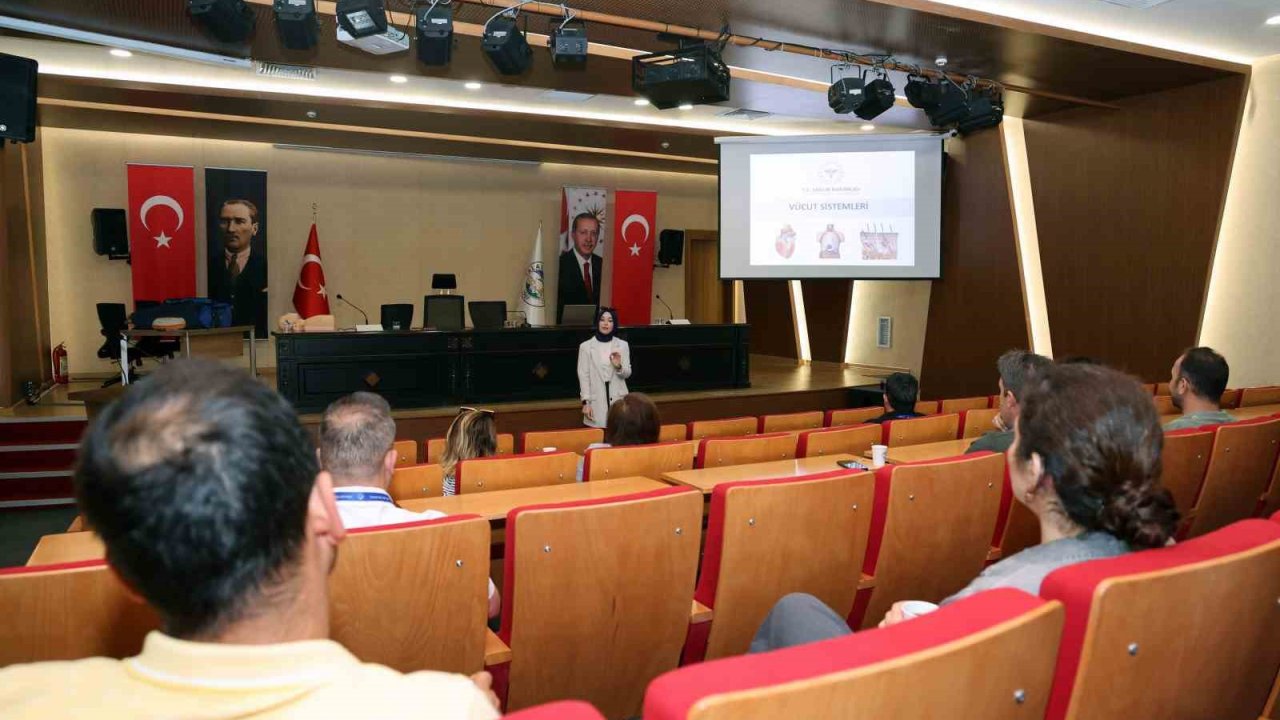 Talas’ta personele ilk yardım eğitimi