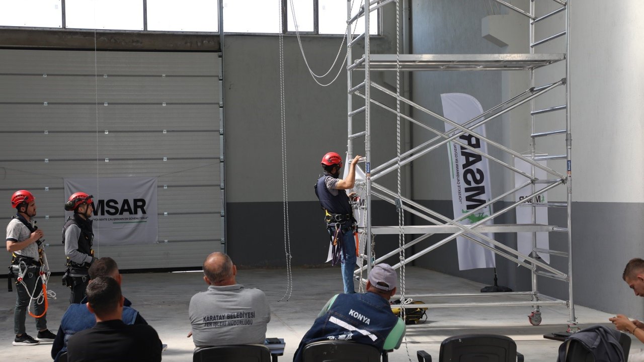 Karatay’da personel eğitimleri hız kesmeden sürüyor