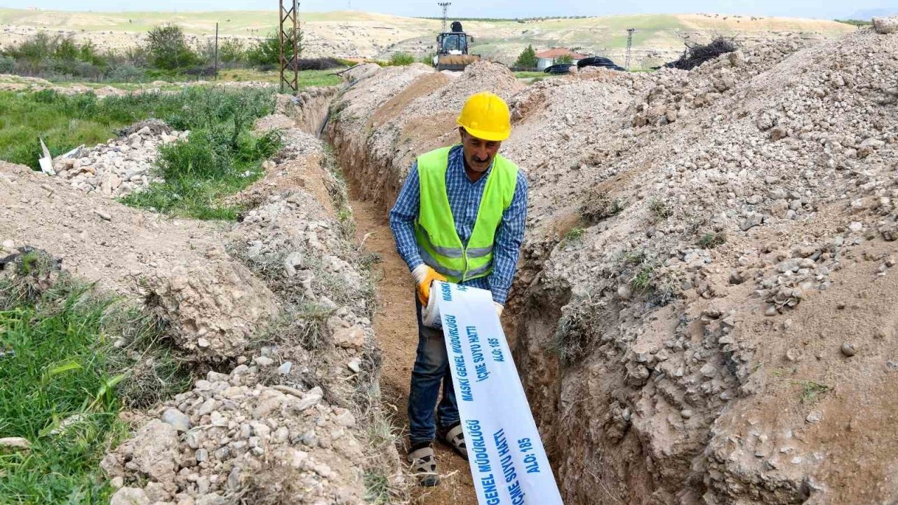 MASKİ’den Akçadağ’a bin 900 metrelik içme suyu hattı