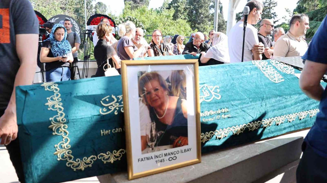 Barış Manço’nun kız kardeşi İnci Manço son yolculuğuna uğurlandı