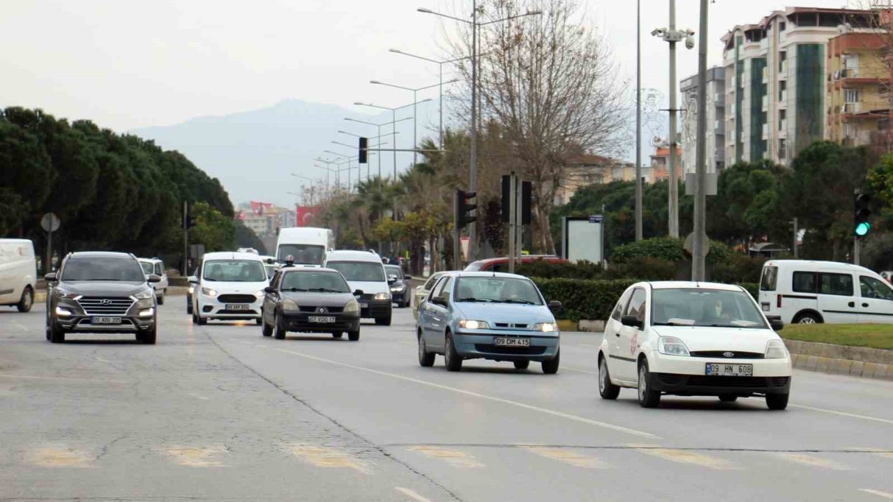 Aydın’da araç sayısı 640 bin oldu