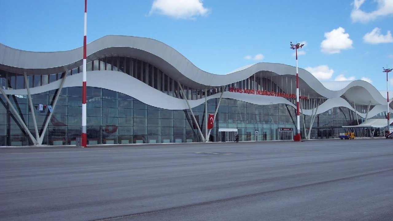 Sivas Nuri Demirağ Havalimanı’nı  5 ayda 200 bine yakın kişi kullandı