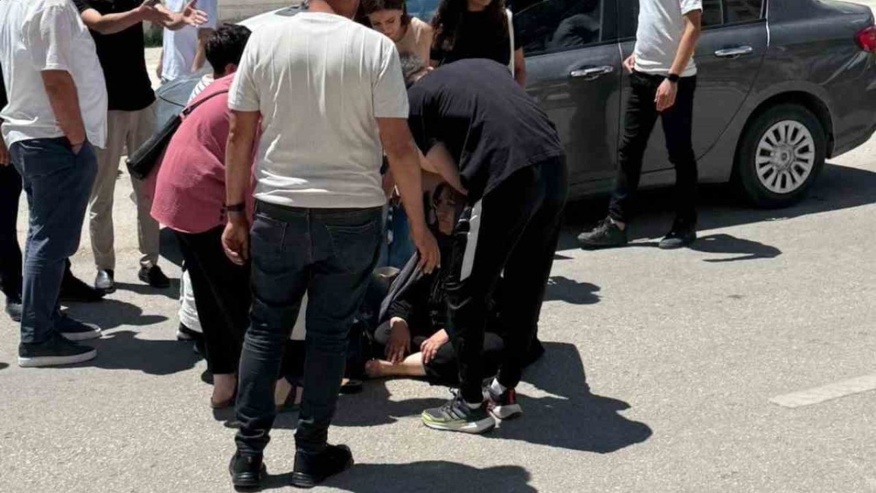 Elazığ’da otomobilin çarptığı yaya yaralandı