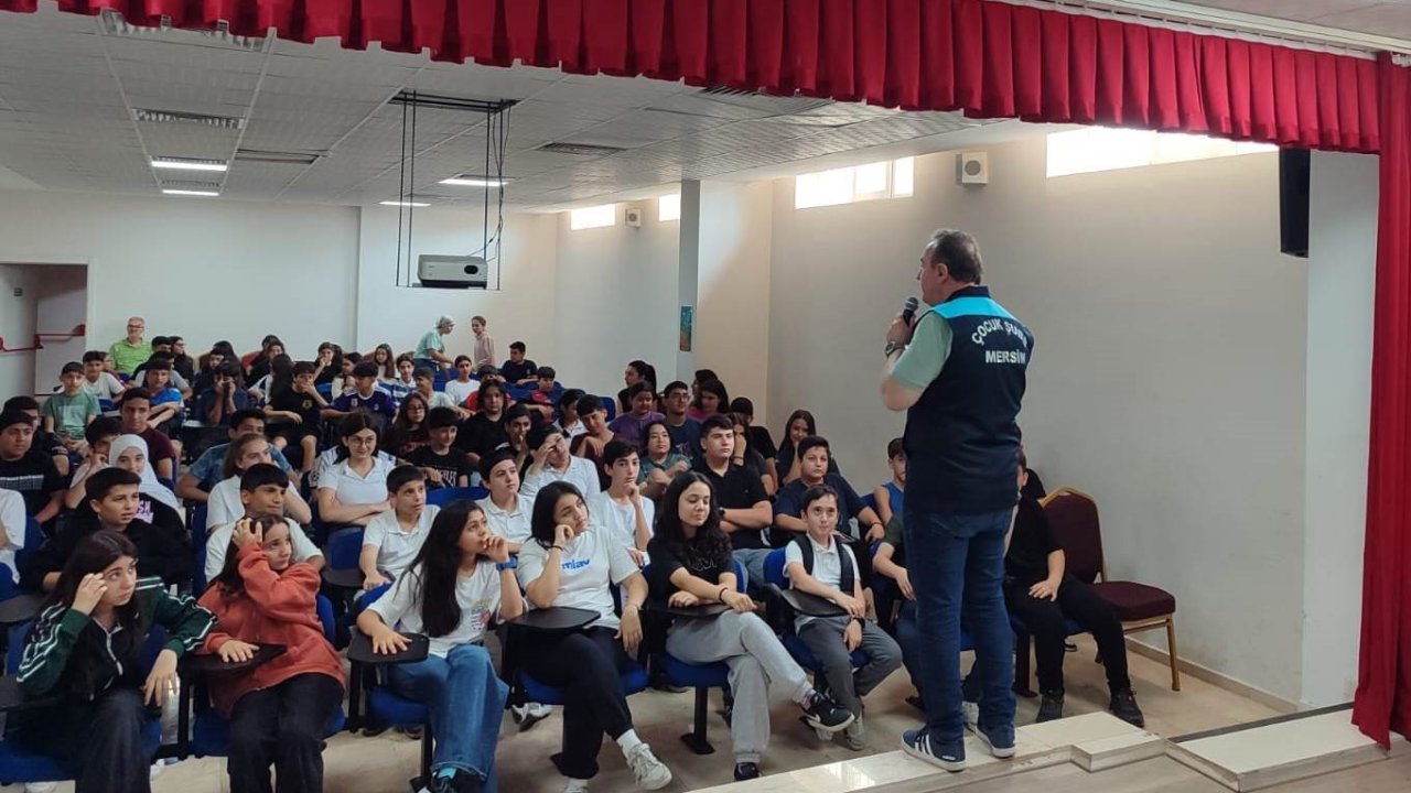 Mersin’de çocuklara güvenlik ve bilinçlendirme eğitimi