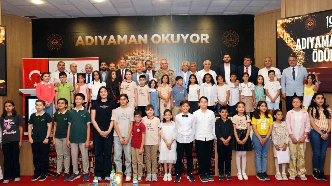 ‘Adıyaman Okuyor’ projesinin ödül töreni düzenlendi