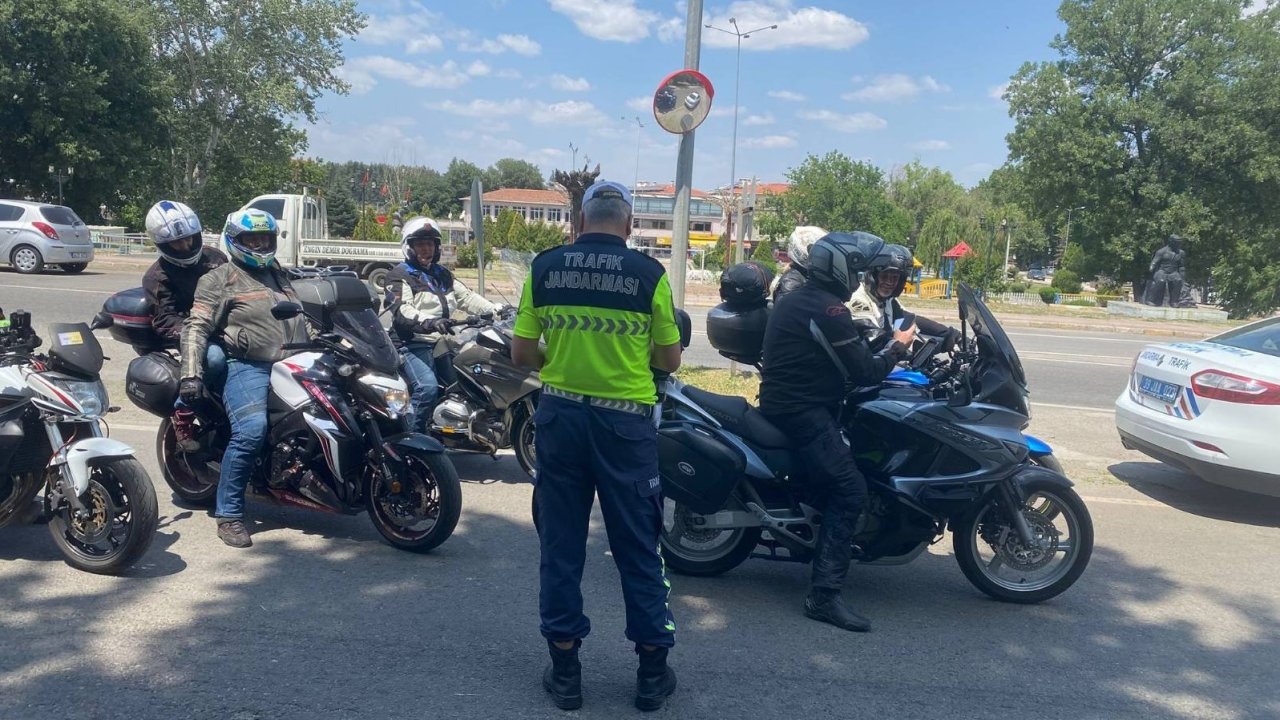 Kırklareli’nde motosiklet denetimi