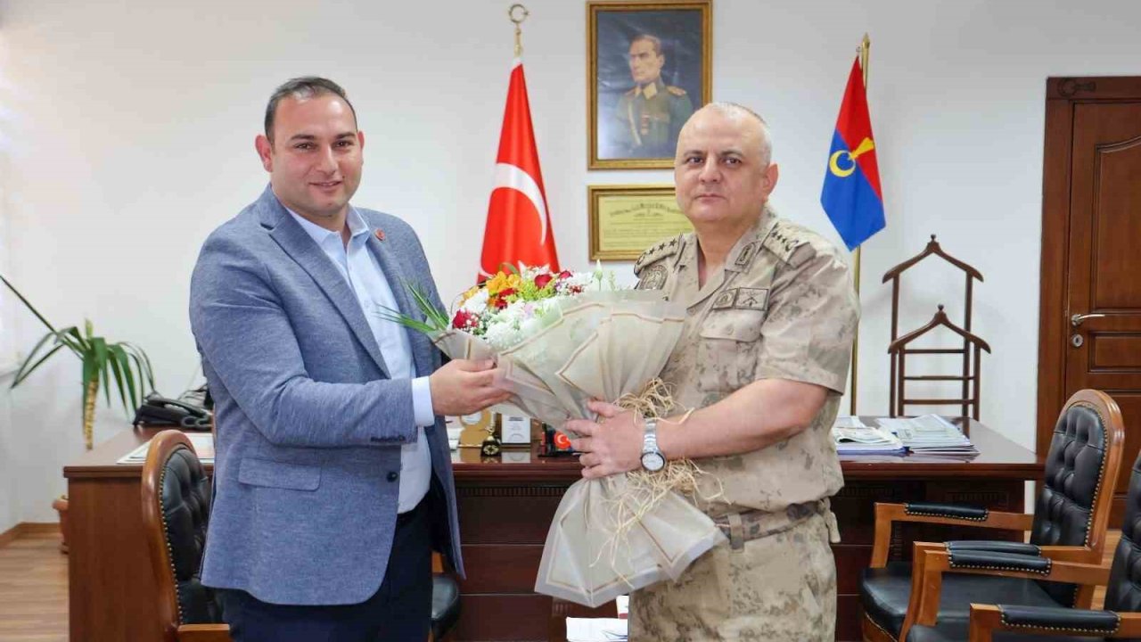 Başkan Bilecen,  Kilis İl Jandarma Komutanını ziyaret etti