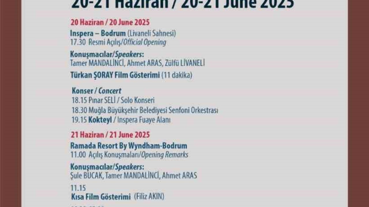 4. Uluslararası Akdeniz Edebiyat Günleri Bodrum’da yapılacak