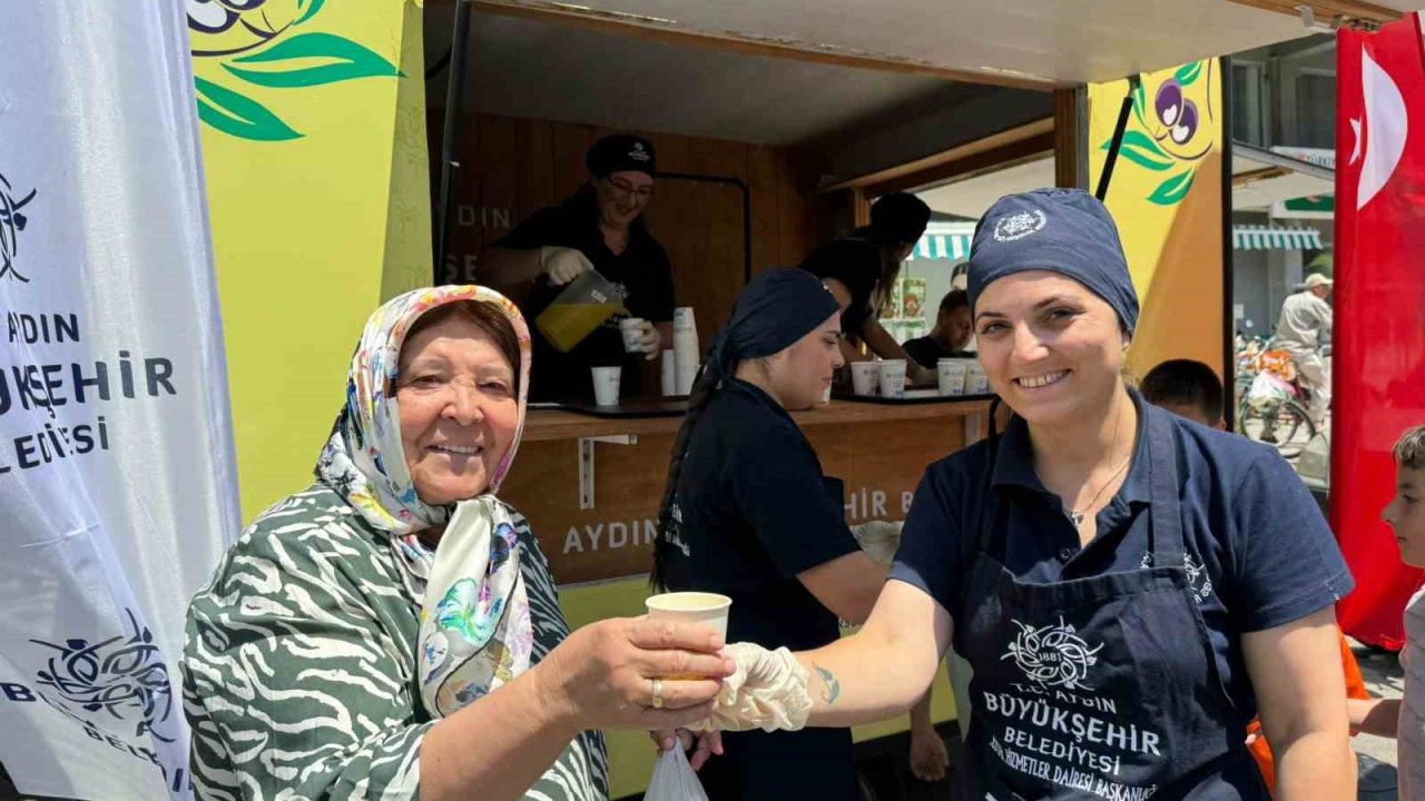 Başkan Çerçioğlu’ndan pazarcı esnafına sıcak günlerde serin destek