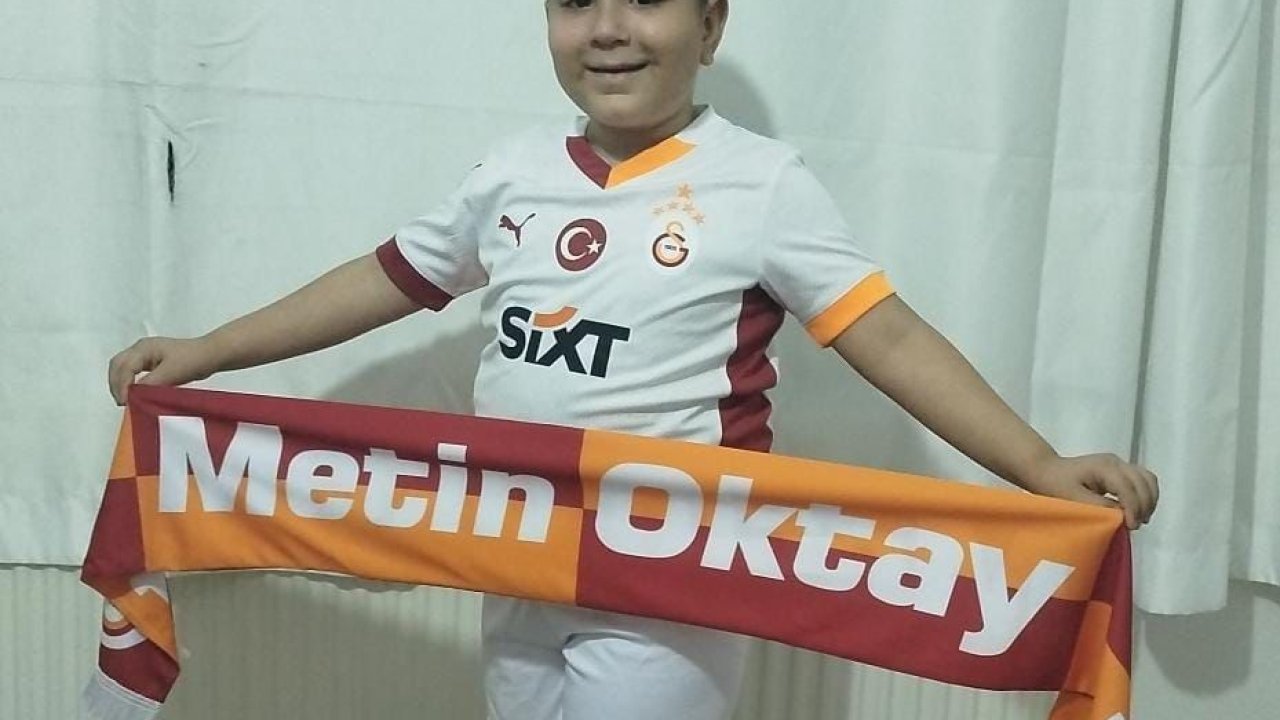 Lösemi hastası minik Mustafa’nın Galatasaray formasıyla hayali gerçekleşti