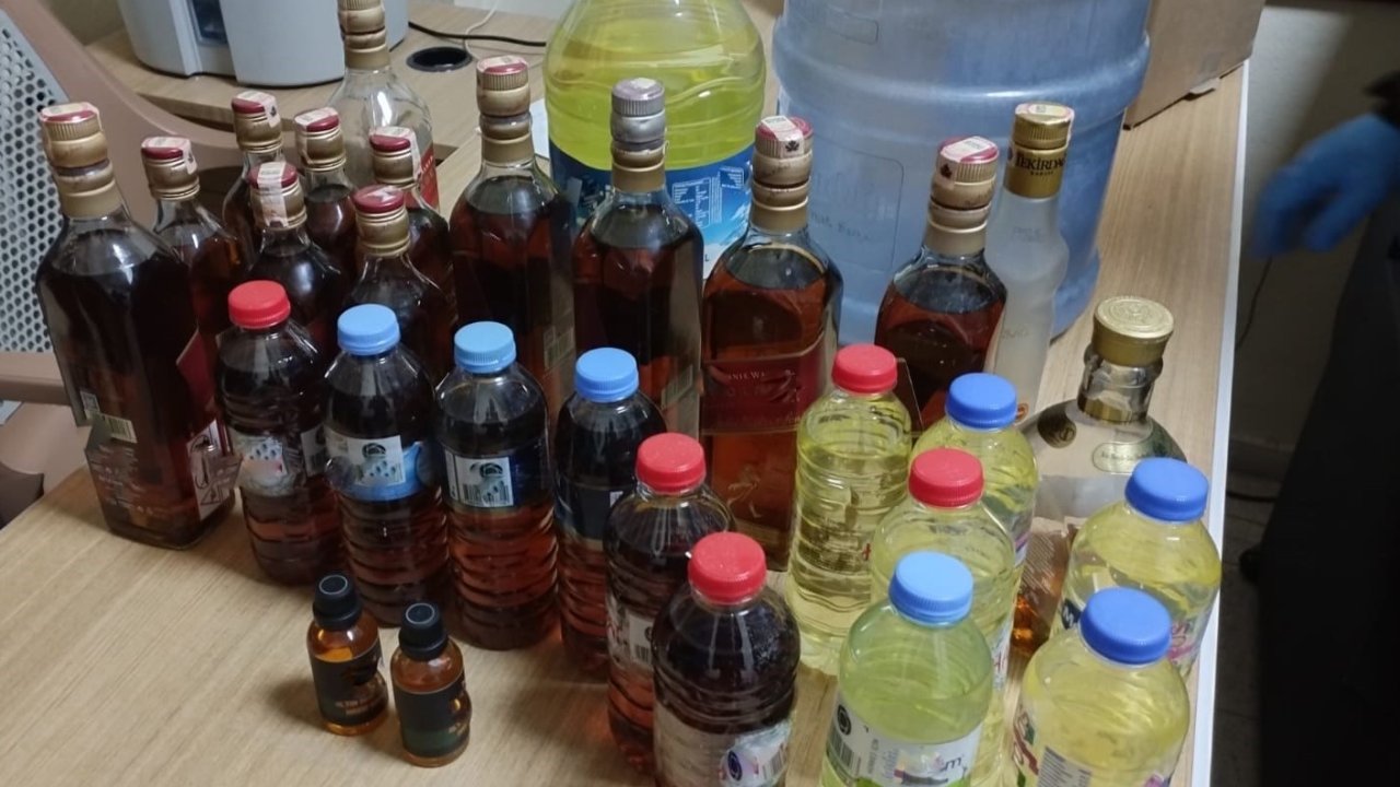 Niğde’de sahte alkol operasyonu: 1 gözaltı