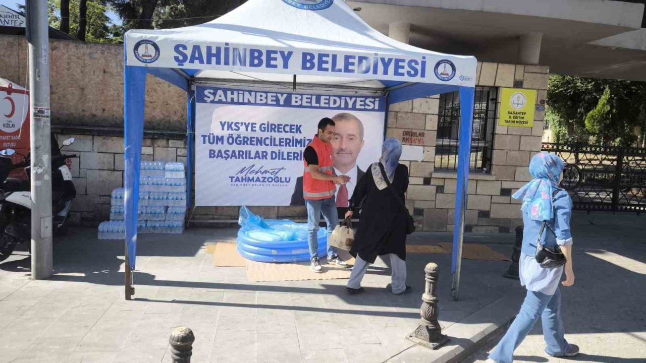 Şahinbey belediyesi öğrencileri yalnız bırakmadı