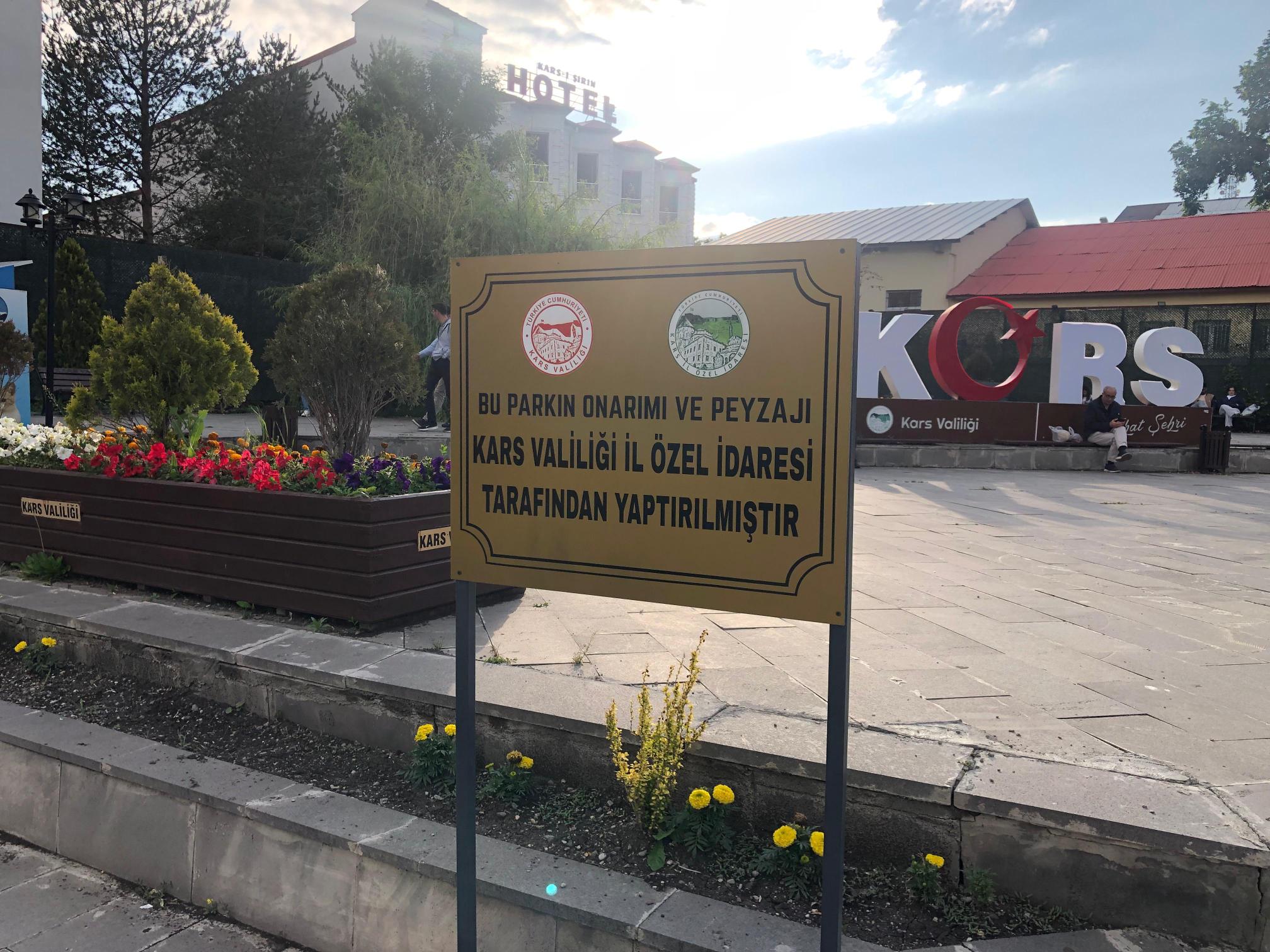 Kars Gazi Ahmet Muhtar Paşa Parkı Yenilendi