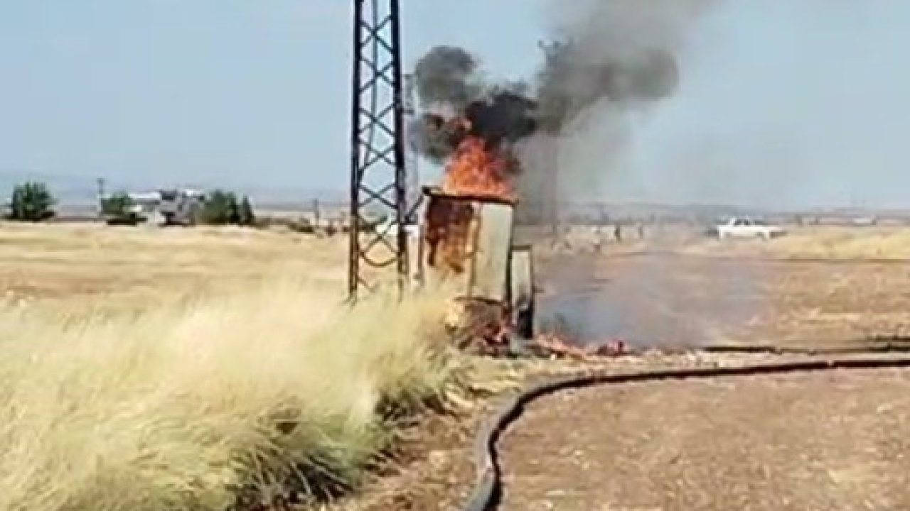 Şanlıurfa’da trafo yangını korkuttu
