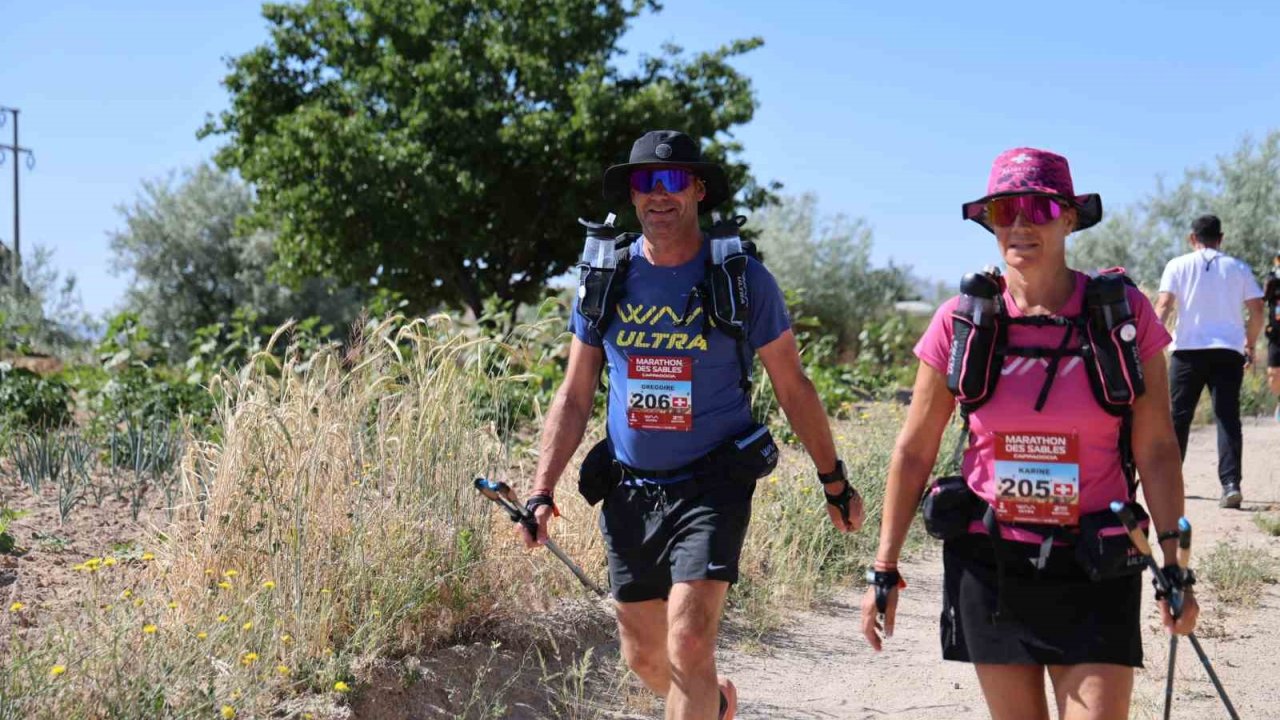 Çöl maratonu Kapadokya’da başladı