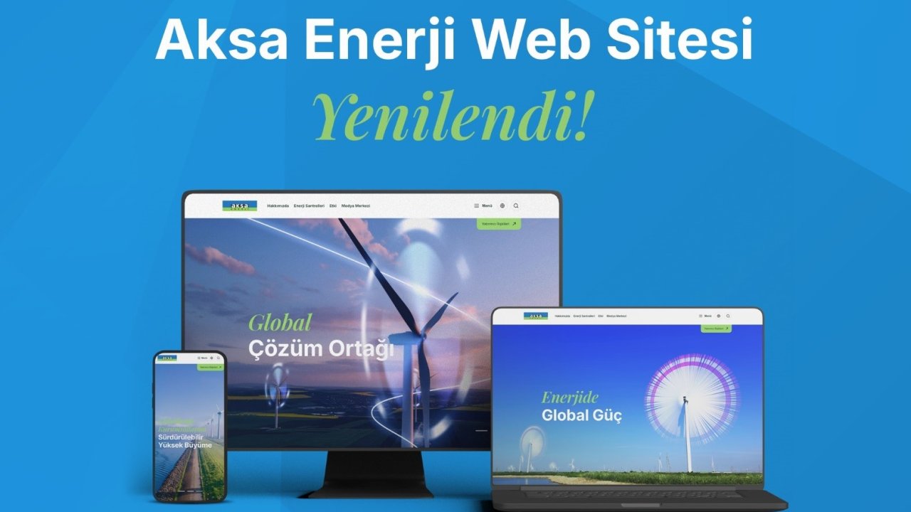 Aksa Enerji web sitesi yenilendi