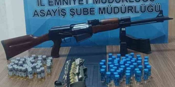 Kars’ta silah ve mühimmat ele geçirildi