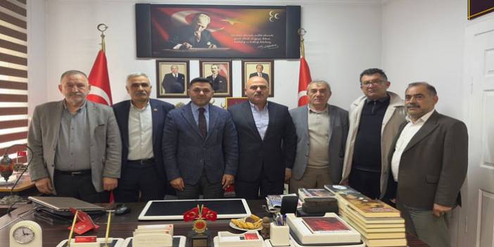 Kars AK Parti’den MHP’ye ziyaret: Cumhur İttifakı vurgusu