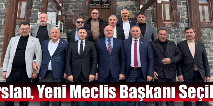 Fuat Arslan, Kars İl Genel Meclis Başkanı seçildi