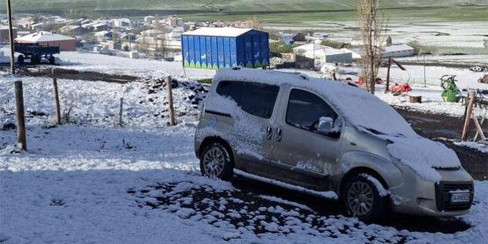 Hazirana Bir Gün Kala Kars’ta Kar Sürprizi
