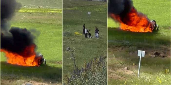 Kars-Sarıkamış Yolunda Korkutan Kaza