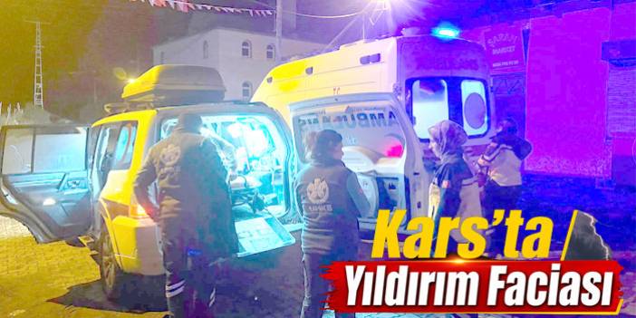 Selim’de Yıldırım İsabet Eden Kişi Ağır Yaralandı
