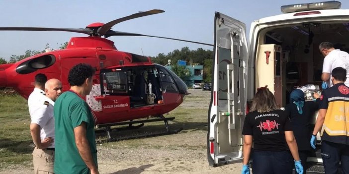 Kalp hastalığı olan bebek, ambulans helikopterle Ankara’ya sevk edildi