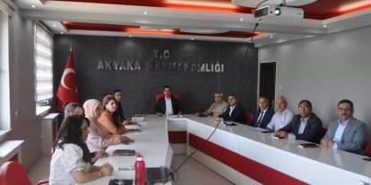 Akyaka'da Kurum Amirleri Toplantısı yapıldı