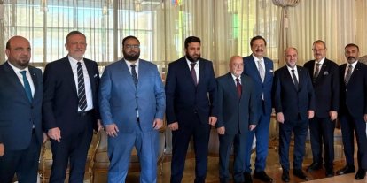 Konukoğlu ve Yıldırım, Suriye ekonomik iş birliği görüşmelerine katıldı