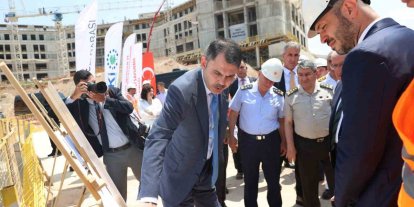 Bakan Kurum ve Bakan Güler’den Ay Yıldız Yerleşkesi’nde inceleme