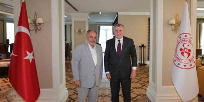 Başkan Yalçın’dan Bakan Bak’a stadyum ziyareti