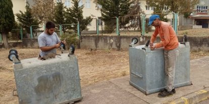 Çöp konteynırlarına yerinde müdahale
