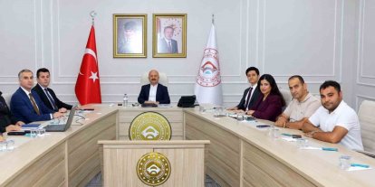 Vali yardımcıları değerlendirme toplantısı gerçekleştirildi